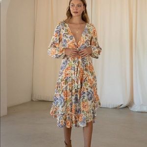 Aster Floral Midi Dress